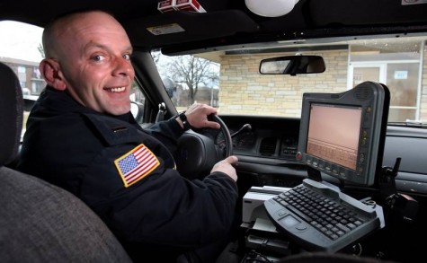 Lt. Joe Gliniewicz on the job.