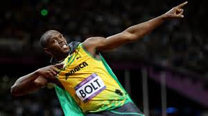 Bolt's once again was able to do his signature pose after another three gold medals in Rio.