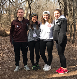 (From left) Kyle Brown, Yssa Sto. Domingo, Ashley Treiber, and Jessica Mote