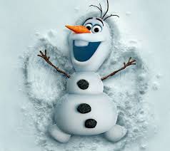 Olaf the Snowman showing us how much fun the winter is!