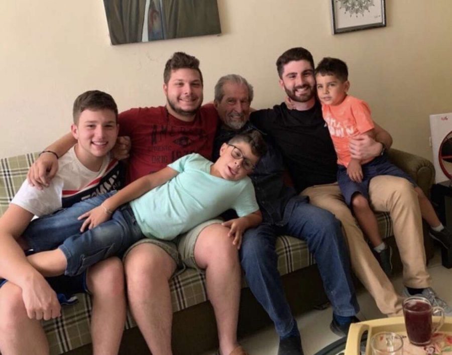 Michael spending quality time with his cousins, grandfather, and brother in Syria in the summer of 2019.