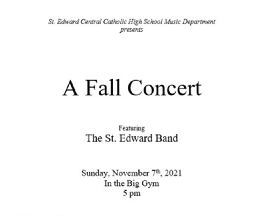 Live from St. Edward: the St. Edward Band!