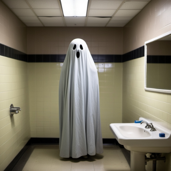 The haunted girl's bathroom