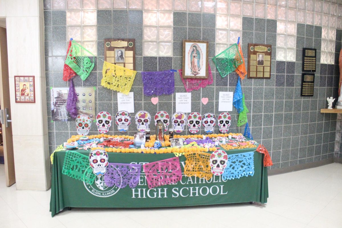 An Ofrenda in the St. Edward hallway!