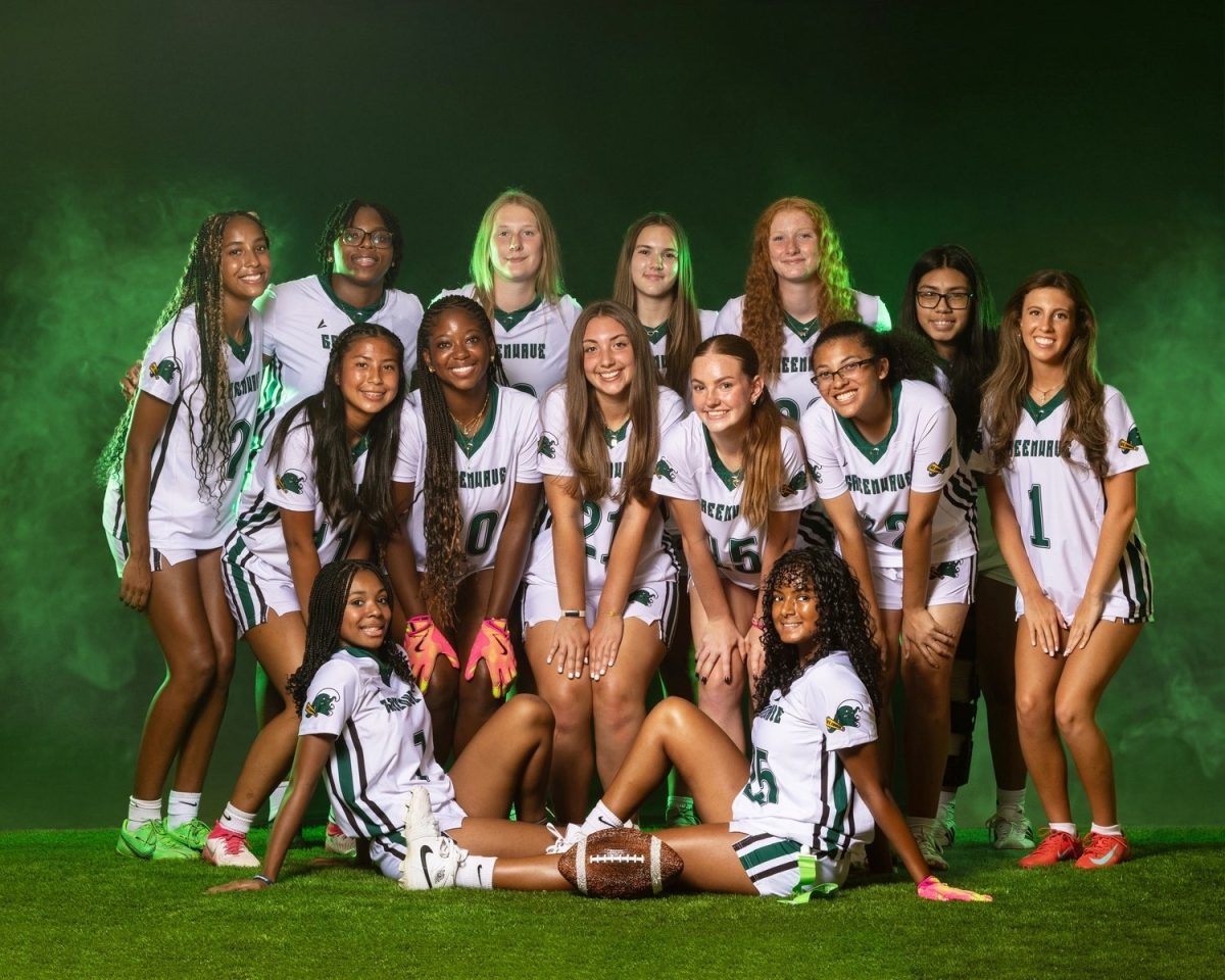 The first girls flag football team. 

(Courtesy of Higher Focus Photography)